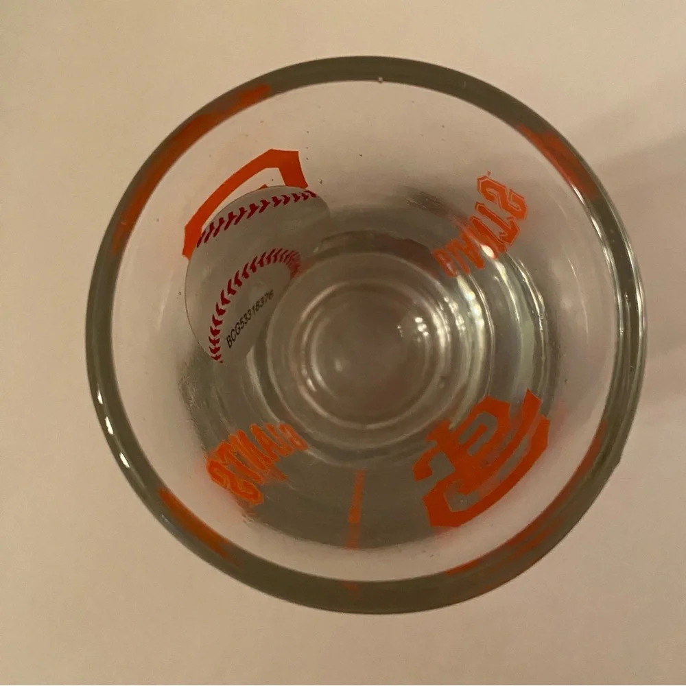 MLB SF Giants - Set of 4 Shot Glasses Man Cave Game Day Gear Sports Fan NWT